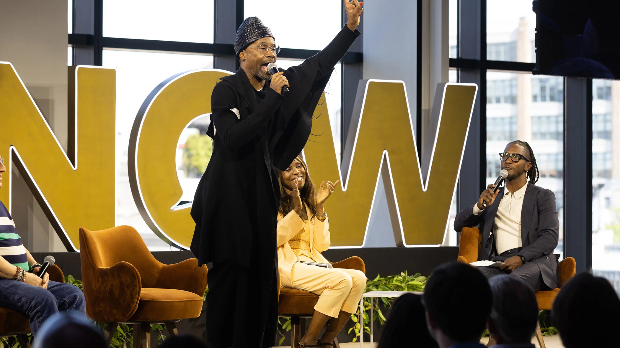 Actor, singer, director, author, and activist Billy Porter speaks during Global Citizen NOW at Spring Studios in New York City on May 23, 2022.