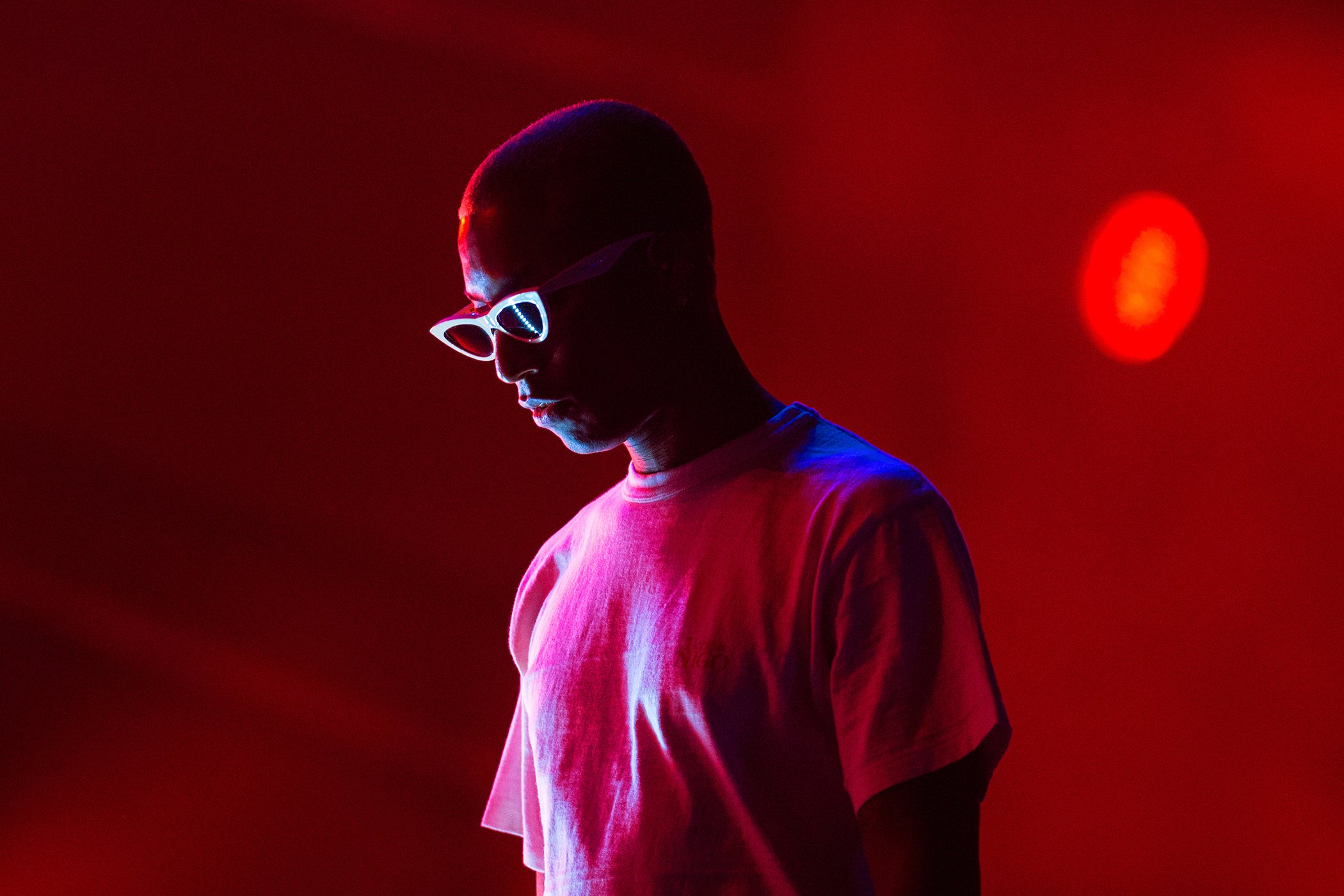 Pharrell performs on stage during the Global Citizen Festival on Sept. 28, 2019, in New York City.