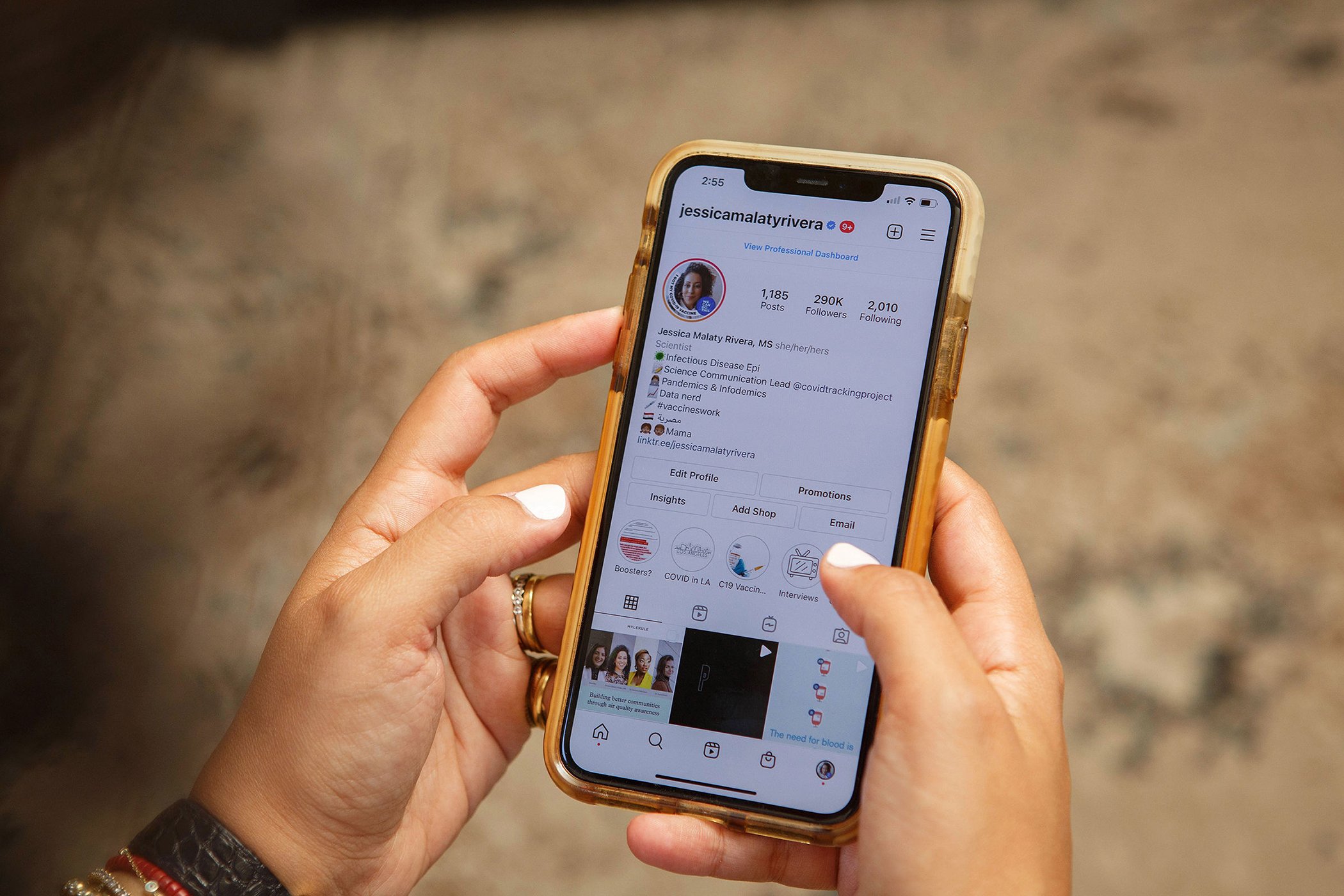 Jessica Malaty Rivera is using Instagram to educate an audience of over 336,000 people about the coronavirus, vaccines, and pandemic-related health information.