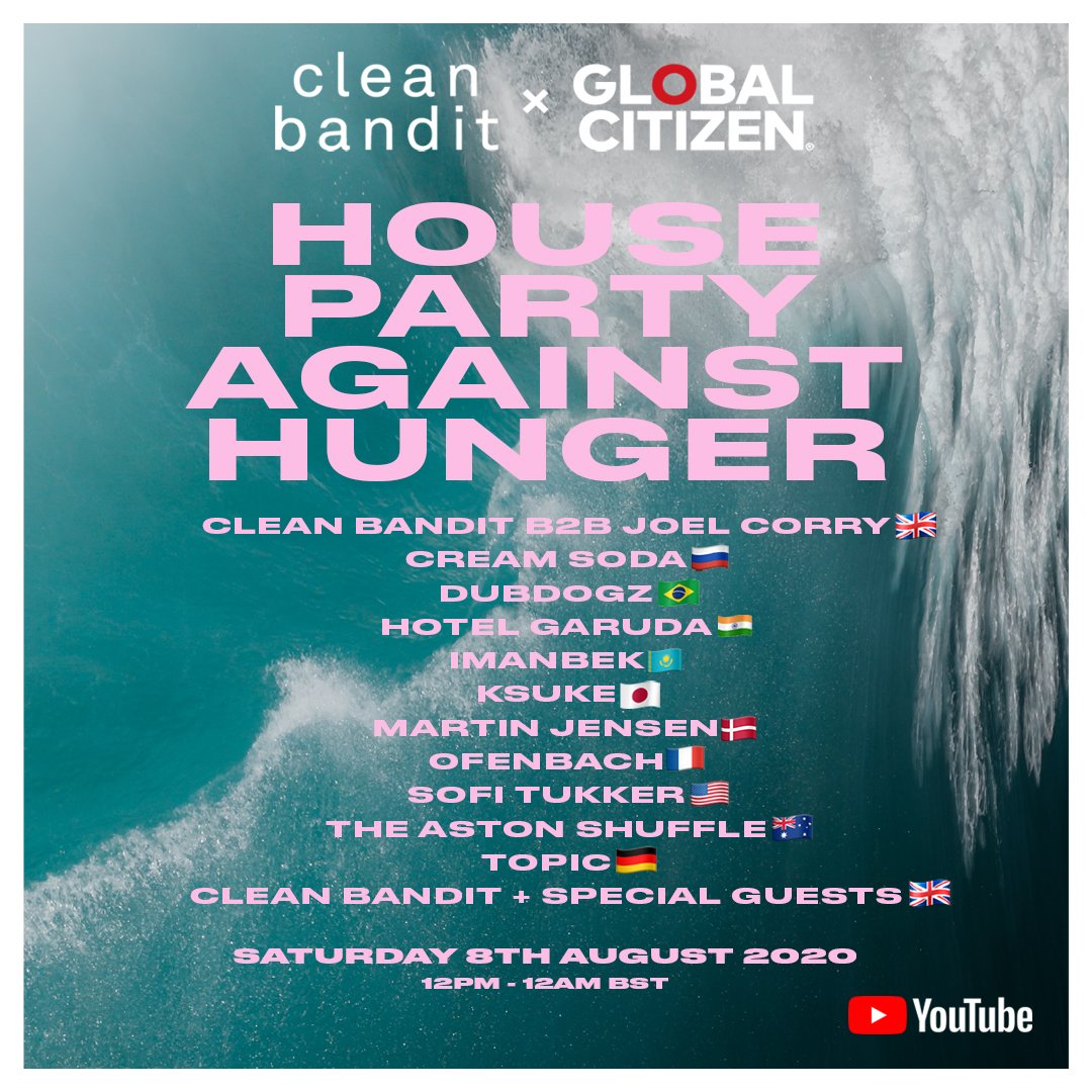 Pasa a la acción - House Party Against Hunger, image size:1080x1080