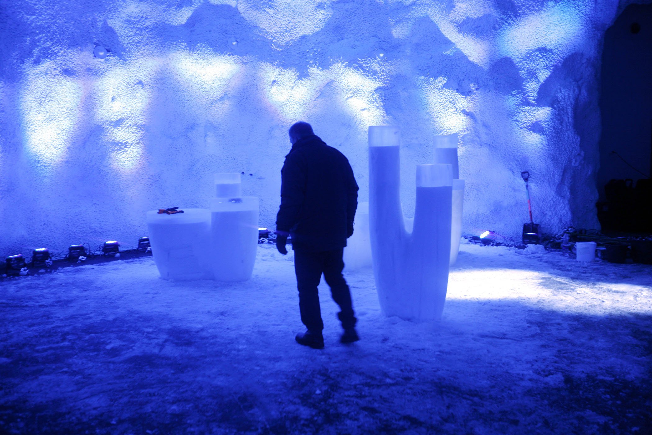 Magnus Bredeli-Pveiten, project manager for the Svalbard Global Seed Vault Monday Feb. 25, 2008 is seen at the vault in Longyearbyen, Norway.