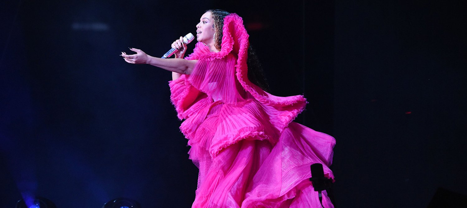 beyonce pink dress global citizen Beyoncé Made a Surprise Appearance for 'One World: Together At Home'