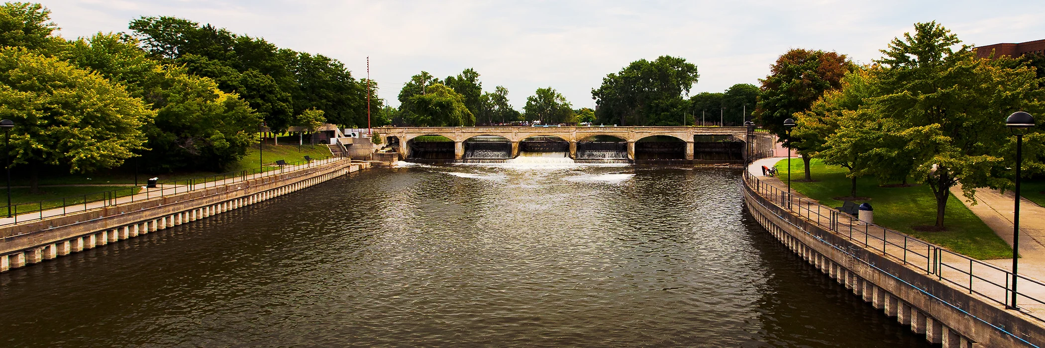 Hamilton Dam on the Flint River.