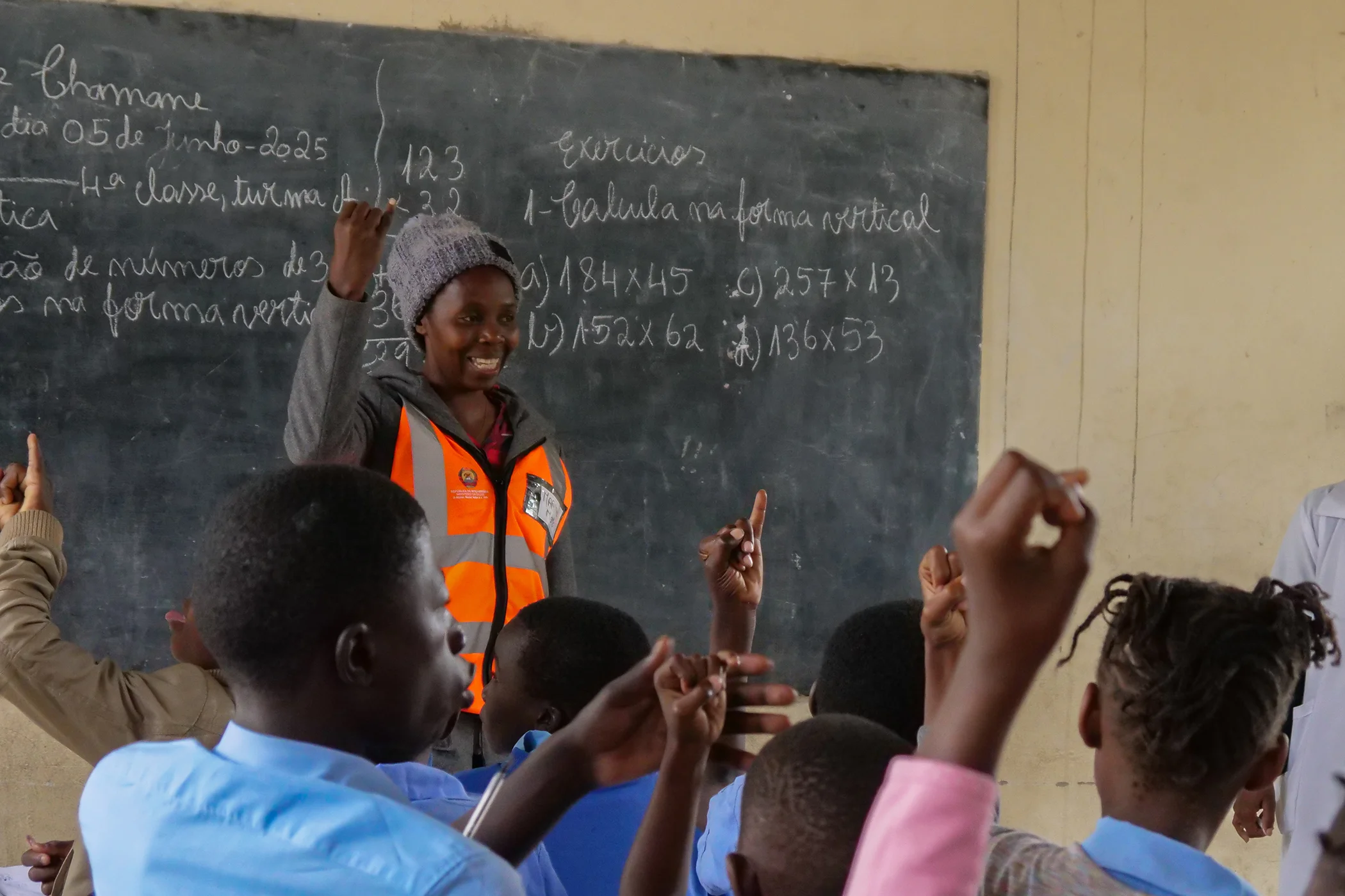 Healthcare worker Maria Mario manages community health in and around her health center and combs the area for any children missing their vaccines, including visiting local schools.