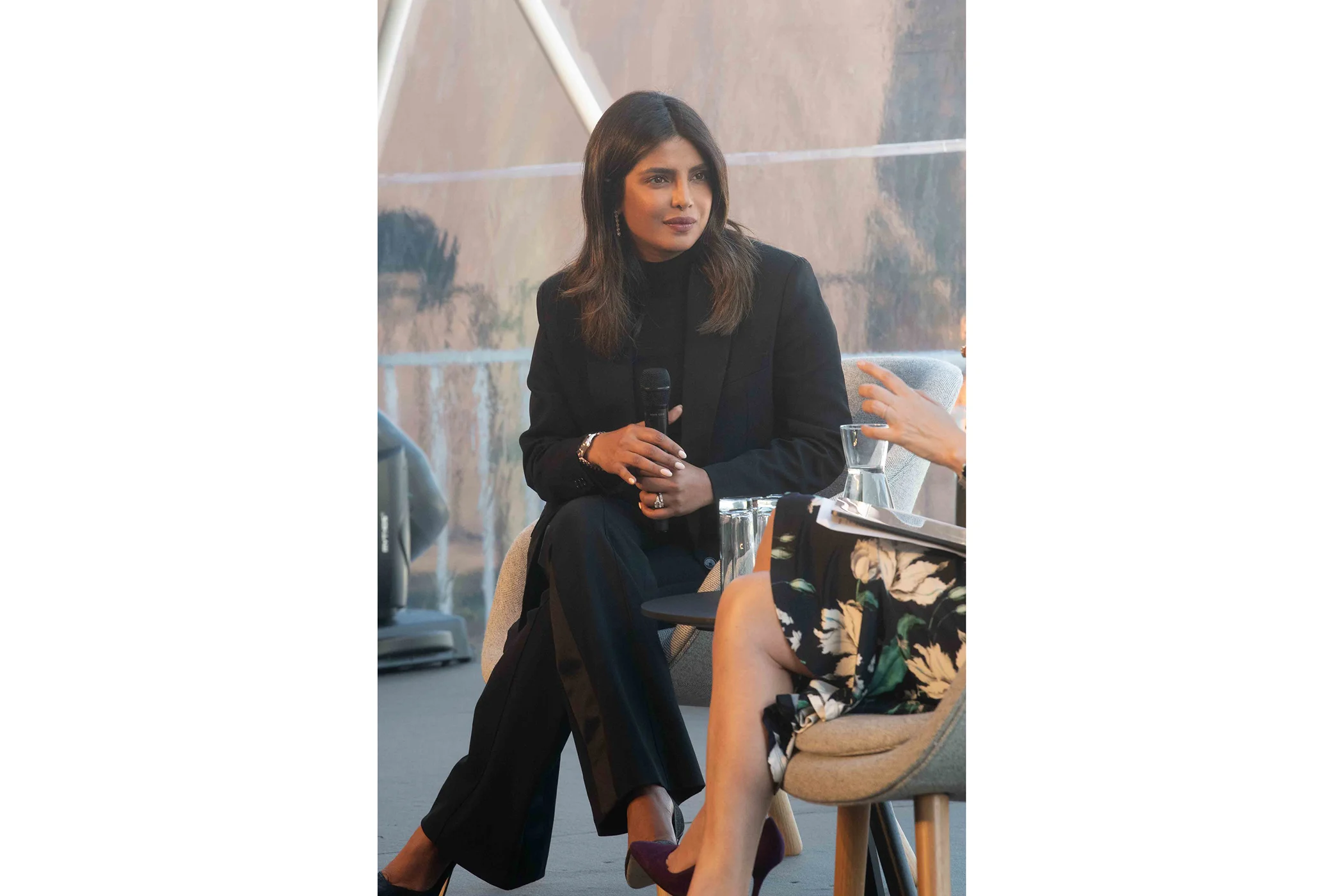 Actor, producer, and activist Priyanka Chopra-Jonas joined Global Citizen and CEO advisory firm Teneo at the World Economic Forum in Davos, Switzerland, on Tuesday.
