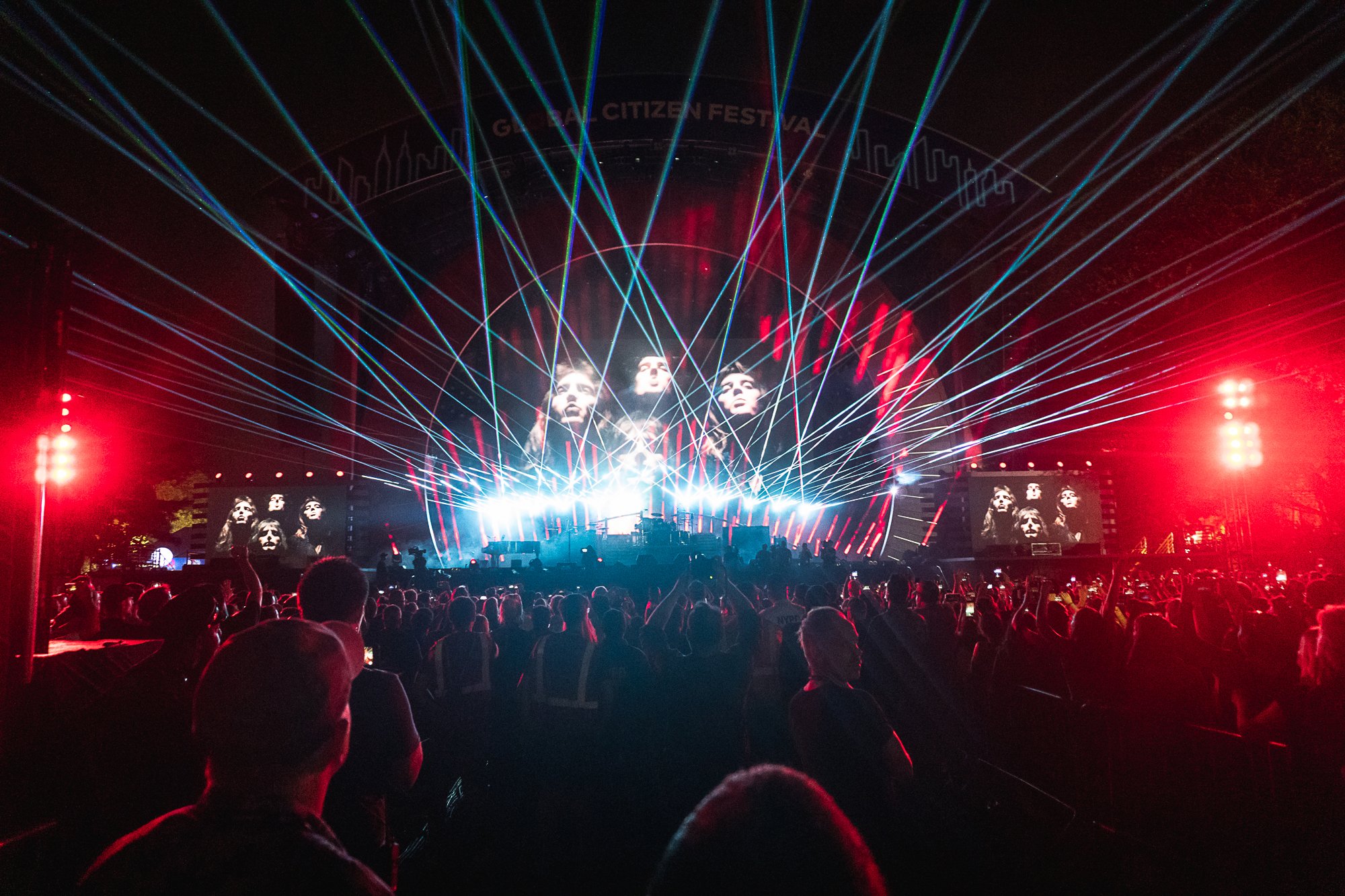 Queen and Adam Lambert perform on stage during the 2019 Global Citizen Festival in Central Park on Sept. 28, 2019, in New York City.