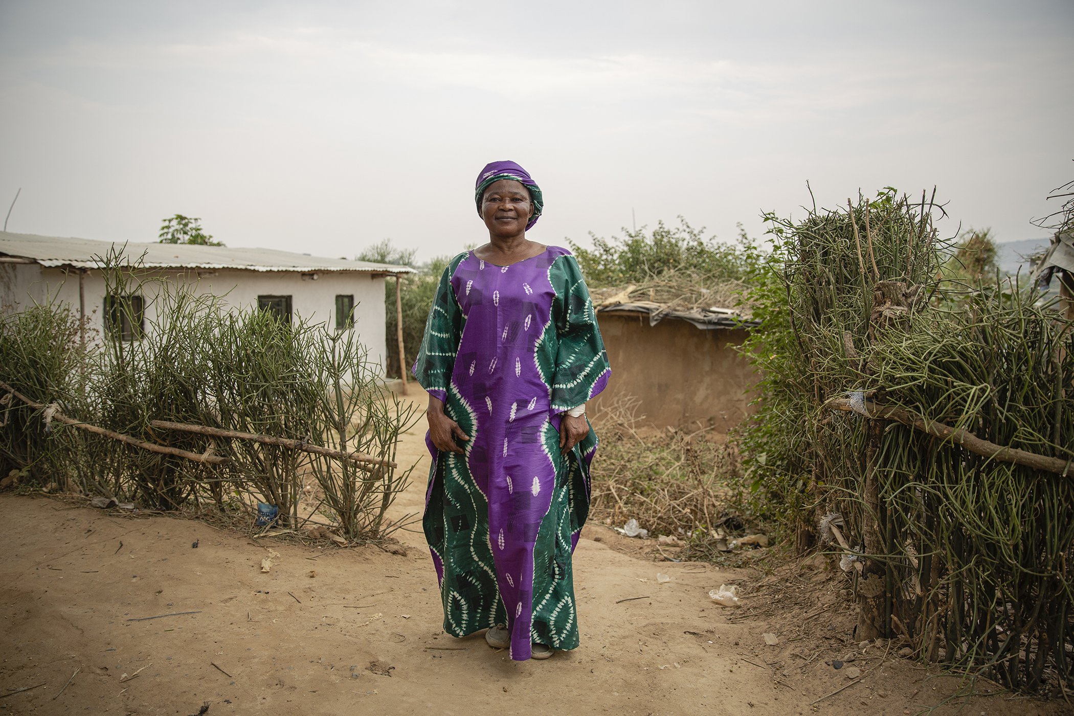 Sabuni Francoise Chikunda, a refugee from the DRC, is photographed at Nakivale settlement in Uganda where her work in mentoring and counseling women and survivors of gender-based violence has earned her the Nansen Refugee Award Regional Winner for Africa.