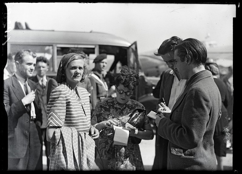 Daphne du Maurier in Amsterdam, 31 May 1947 Author and playwright, Daphne du Maurier in Amsterdam, 31 May 1947