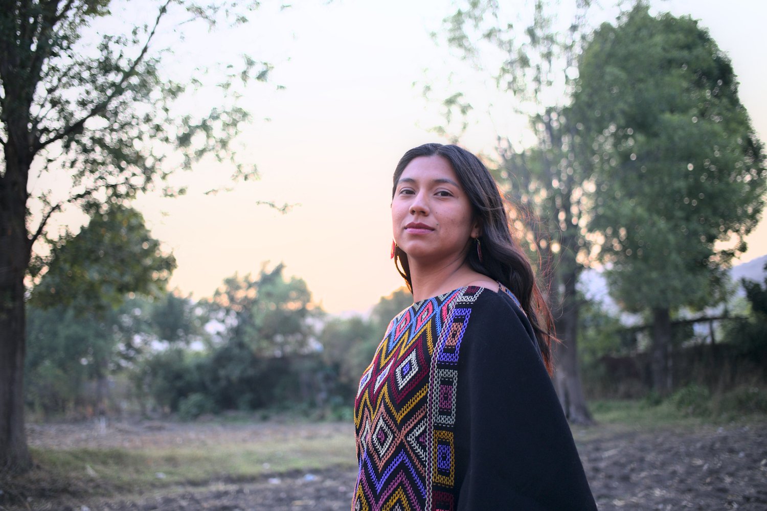 Mitzy was part of the COP26 to denounce what was happening in her territory.