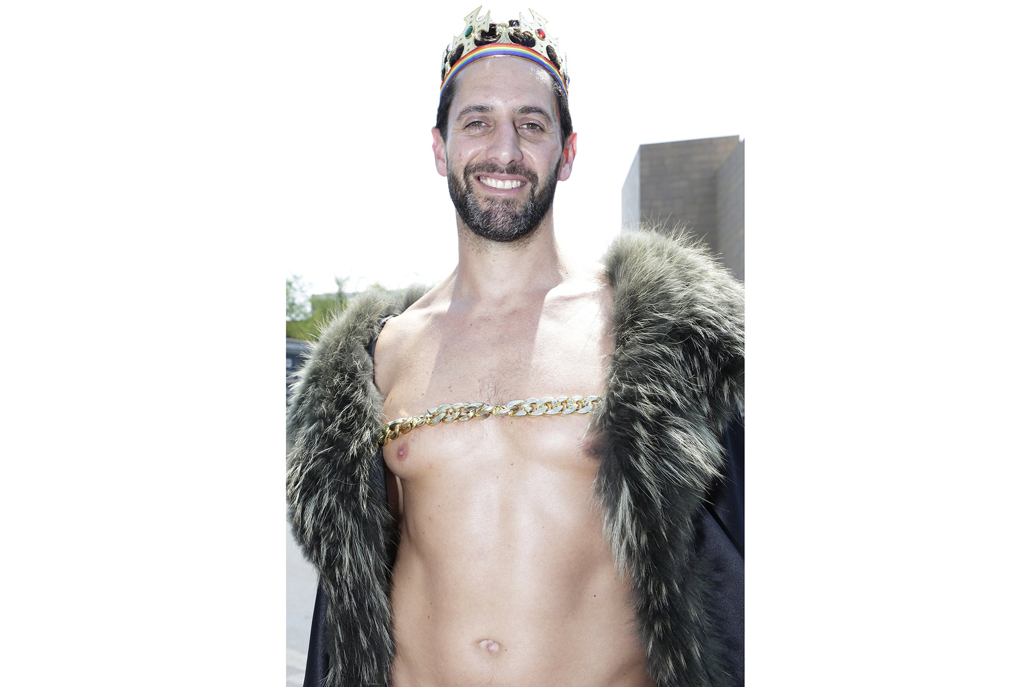 Pictured here, 42-year old Chris Emmanuel, from Knysna, who identifies as gay.