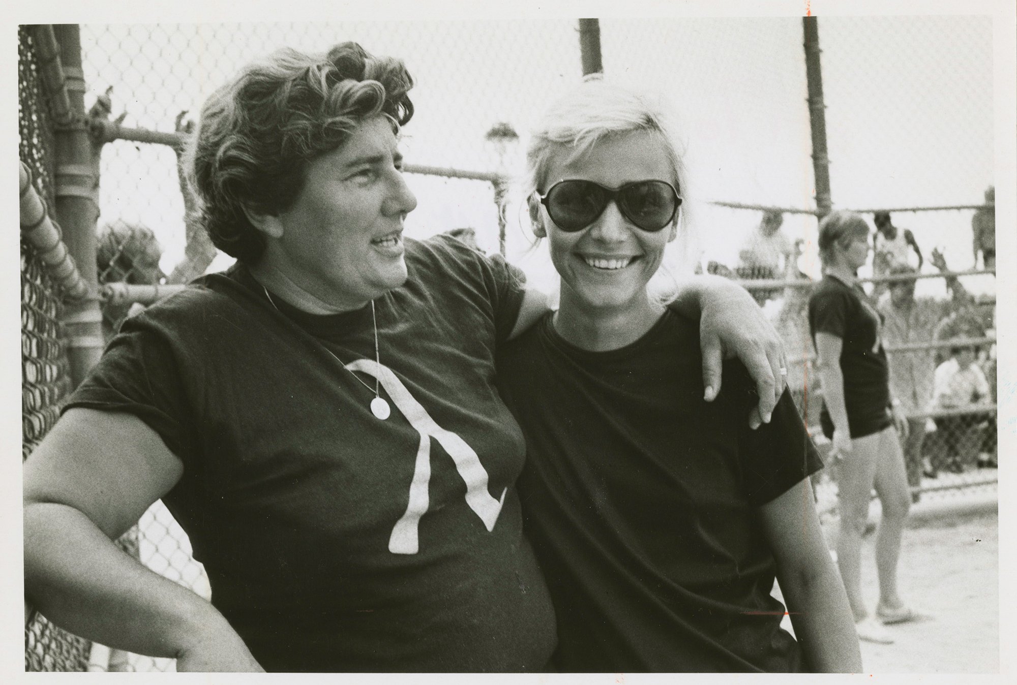 In addition to political demonstrations, the Gay Activists Alliance also sponsored social events, including a softball team, members of which are pictured here. The photograph ran in Gay magazine with the caption: “Is Shea Stadium Ready for Our Team?”