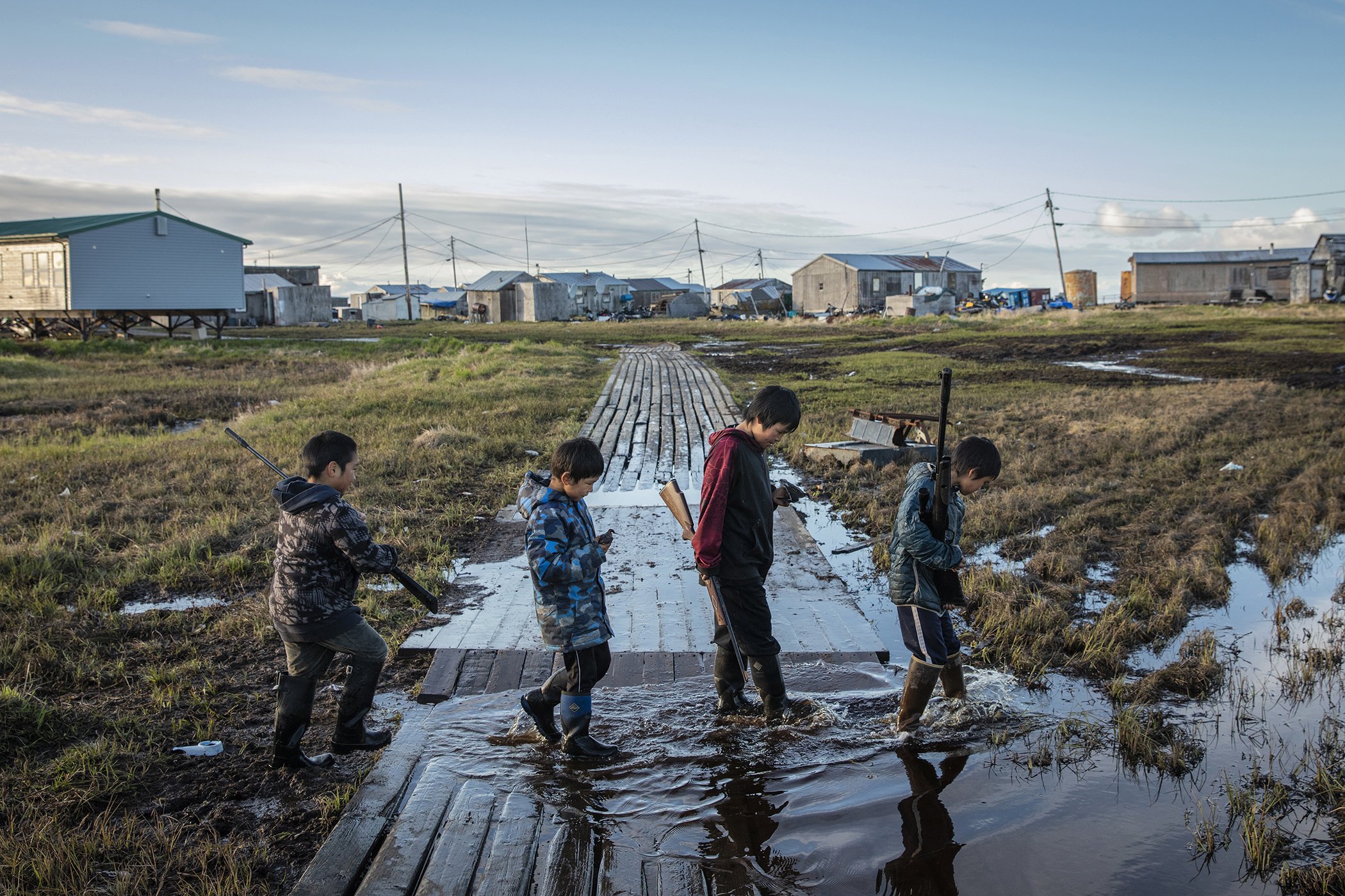 The Carbon Threat: The Arctic permafrost is thawing at a faster rate than predicted, releasing carbon gases that could speed up global heating. This particularly impacts indigenous communities in the region. Nominated in the environment stories category.