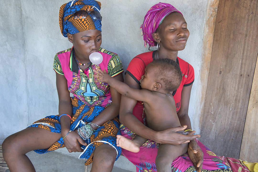 Teen girls in Sierra Leone participate in a safe space program designed by the Population Council to protect vulnerable girls. Too Young to Wed is now collaborating with the organization to implement it northern Kenya were harmful practices are common.