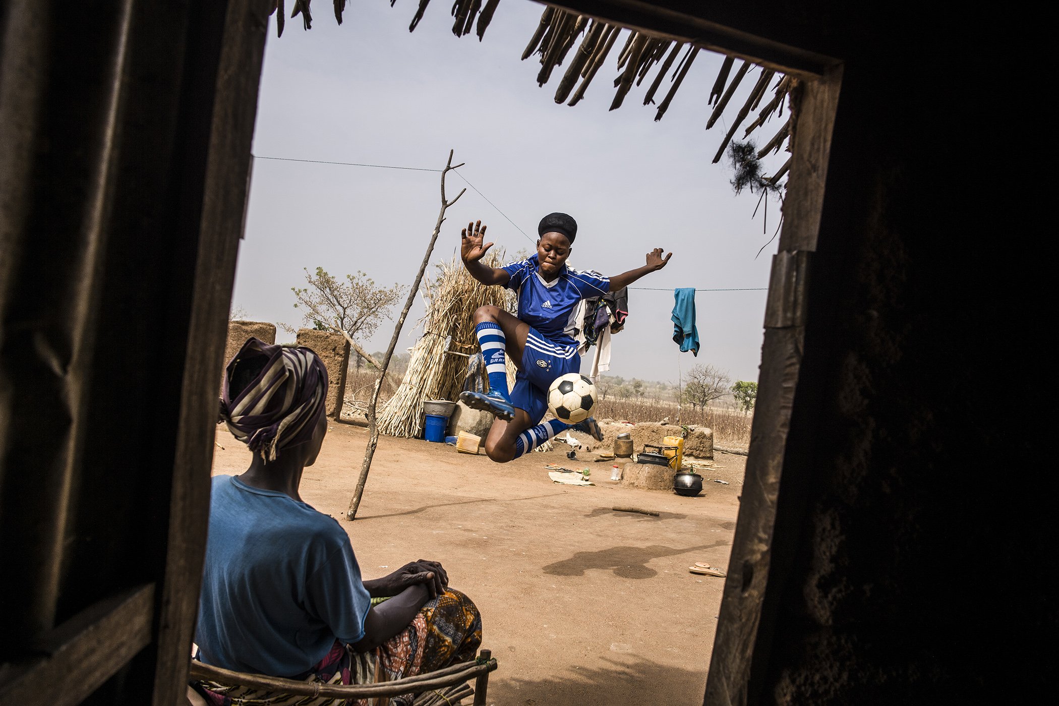 The Gouandé Gazelles: The Gazelles de Gouandé in northern Benin is one of 16 football teams set up across the country with the goal of giving young women more control over their futures through sport. Nominated in the sports stories category.