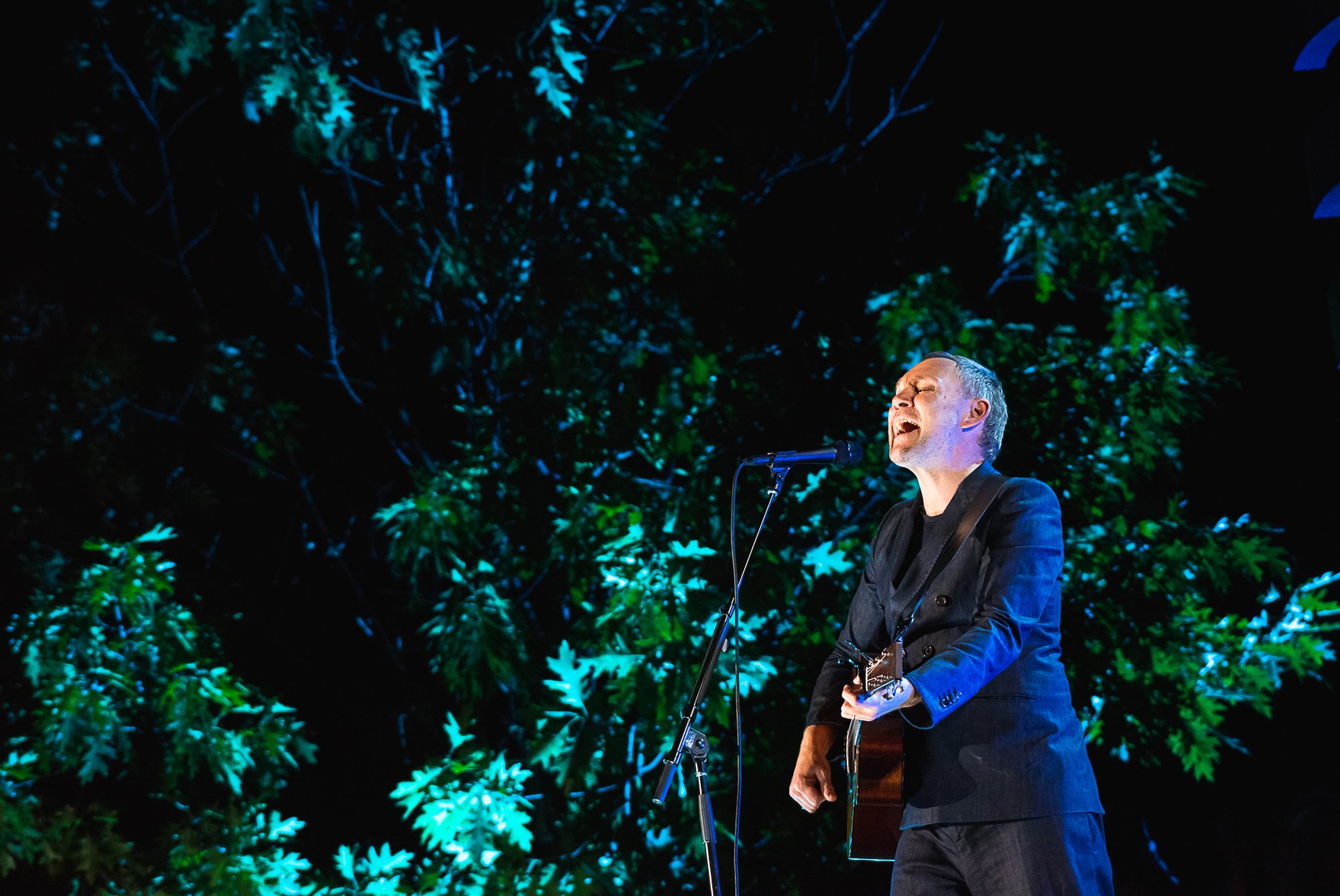 David Gray performs on stage during the Global Citizen Festival on Sept. 28, 2019, in New York City.