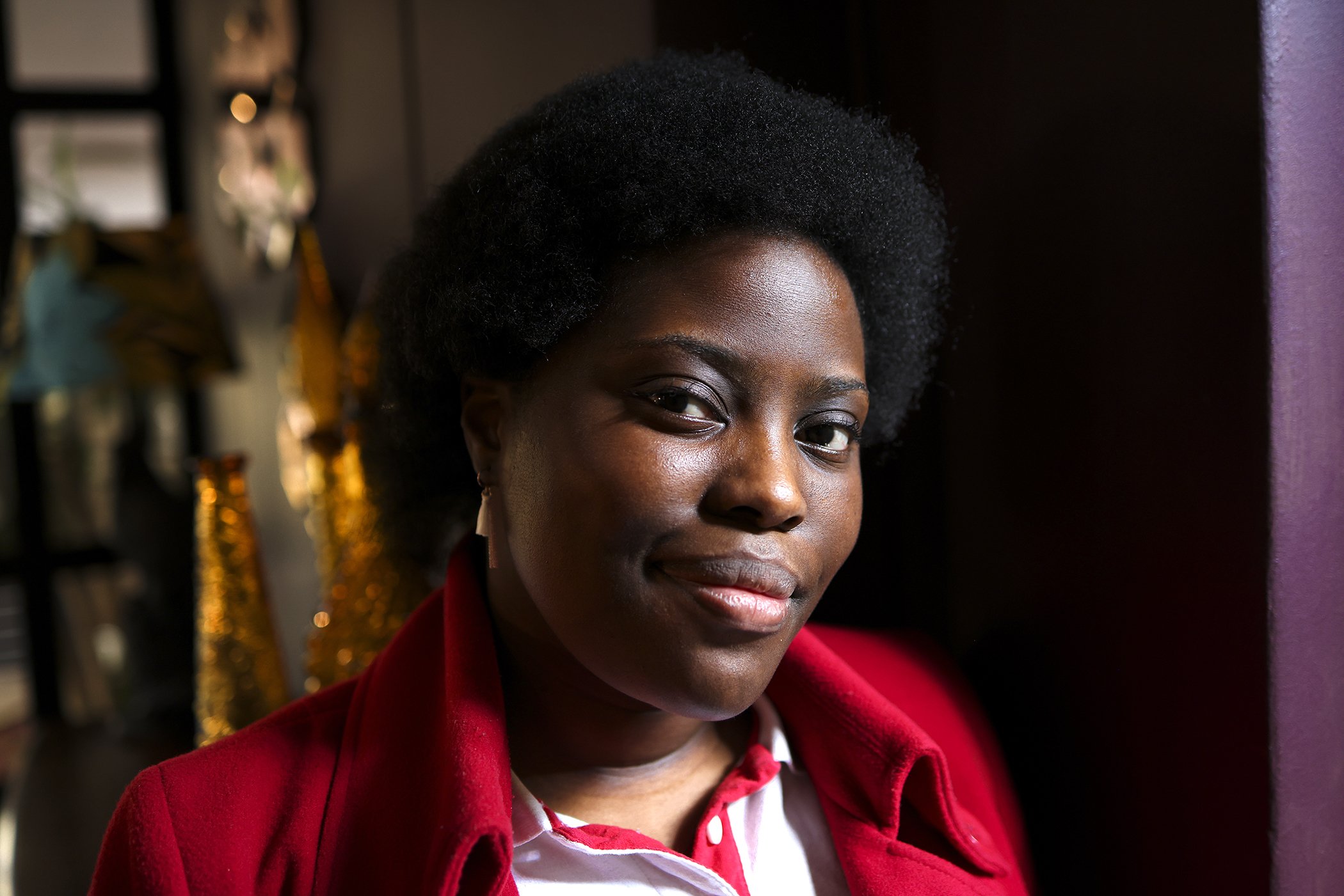 Candice Chirwa is pictured on May 8, 2021, in Johannesburg, South Africa. In South Africa, research has found that up to 30% of girls miss school because of period povertyand being unable to afford menstrual products.