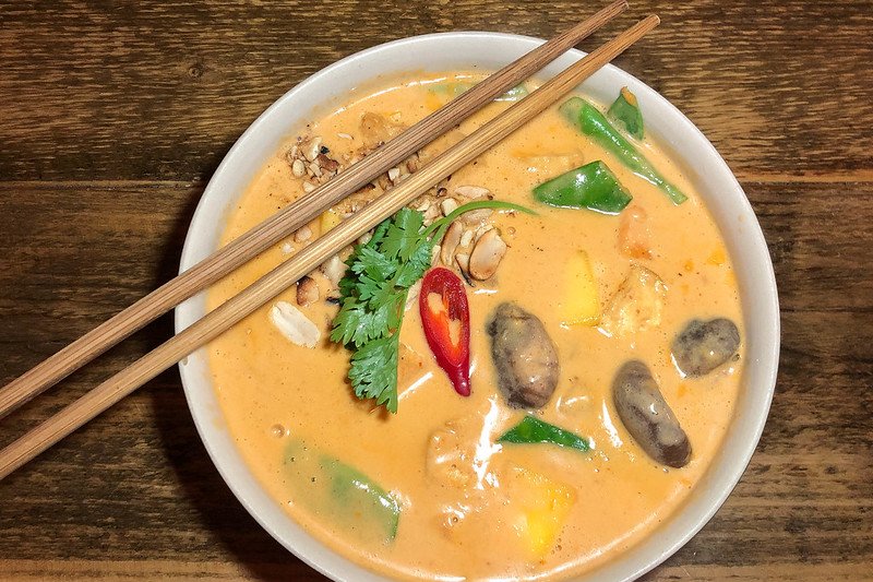 Vegetarian curry recipe.