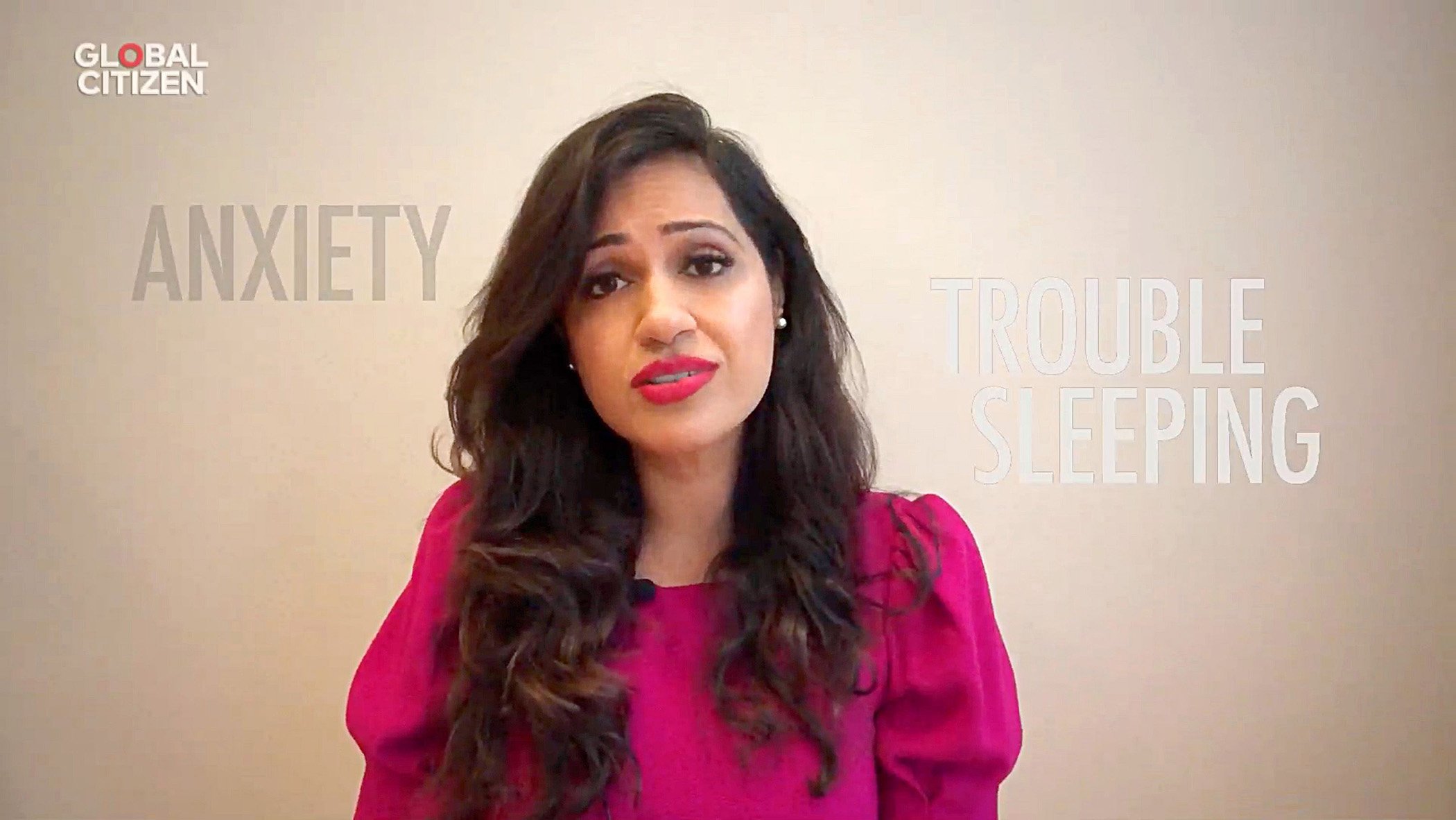 In this screengrab, Sue Varma M.D. speaks during "One World: Together At Home" presented by Global Citizen on April, 18, 2020.