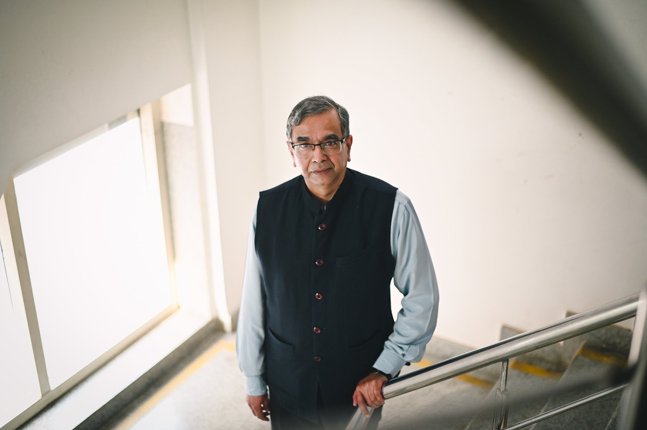 Professor K. Srinath Reddy, President, Public Health Foundation of India (PHFI), photographed at his office in Gurugram on December 8, 2021.