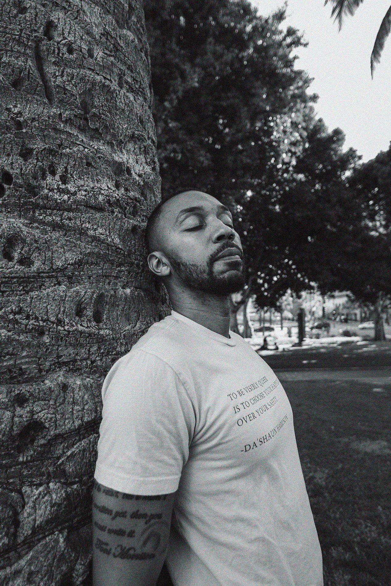 "My identity as a Black non-binary person allows me to see the world through a lens that has always existed, but rarely ever given the chance to tell the story," writes George M. Johnson. Johnson was photographed in Los Angeles, Calif in March 2022.