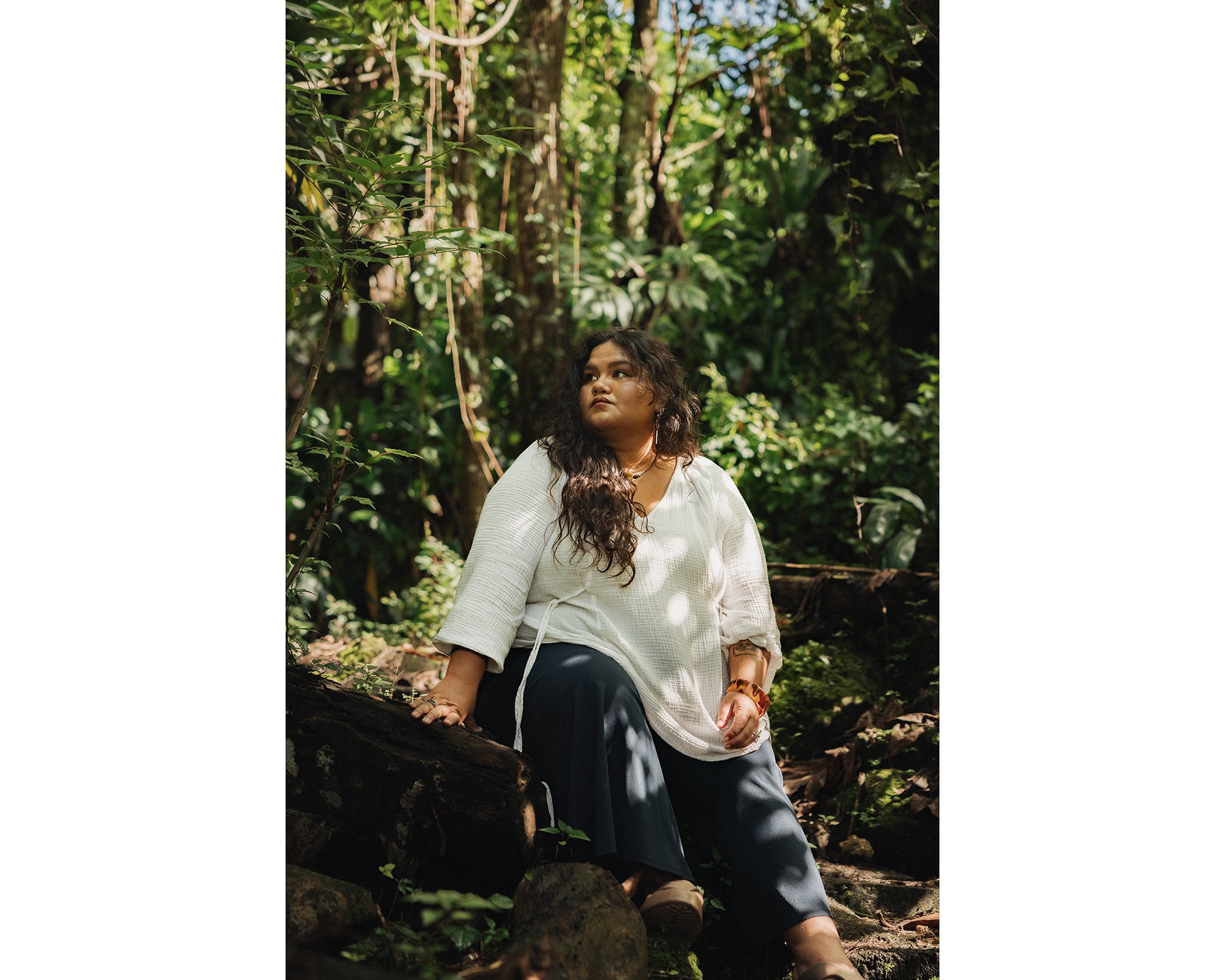 Siobhon Rumurang's work as a writer and educator reflects on the impact of militarization on her people and the land as a result of Guåhan being an unincorporated territory of the United States.