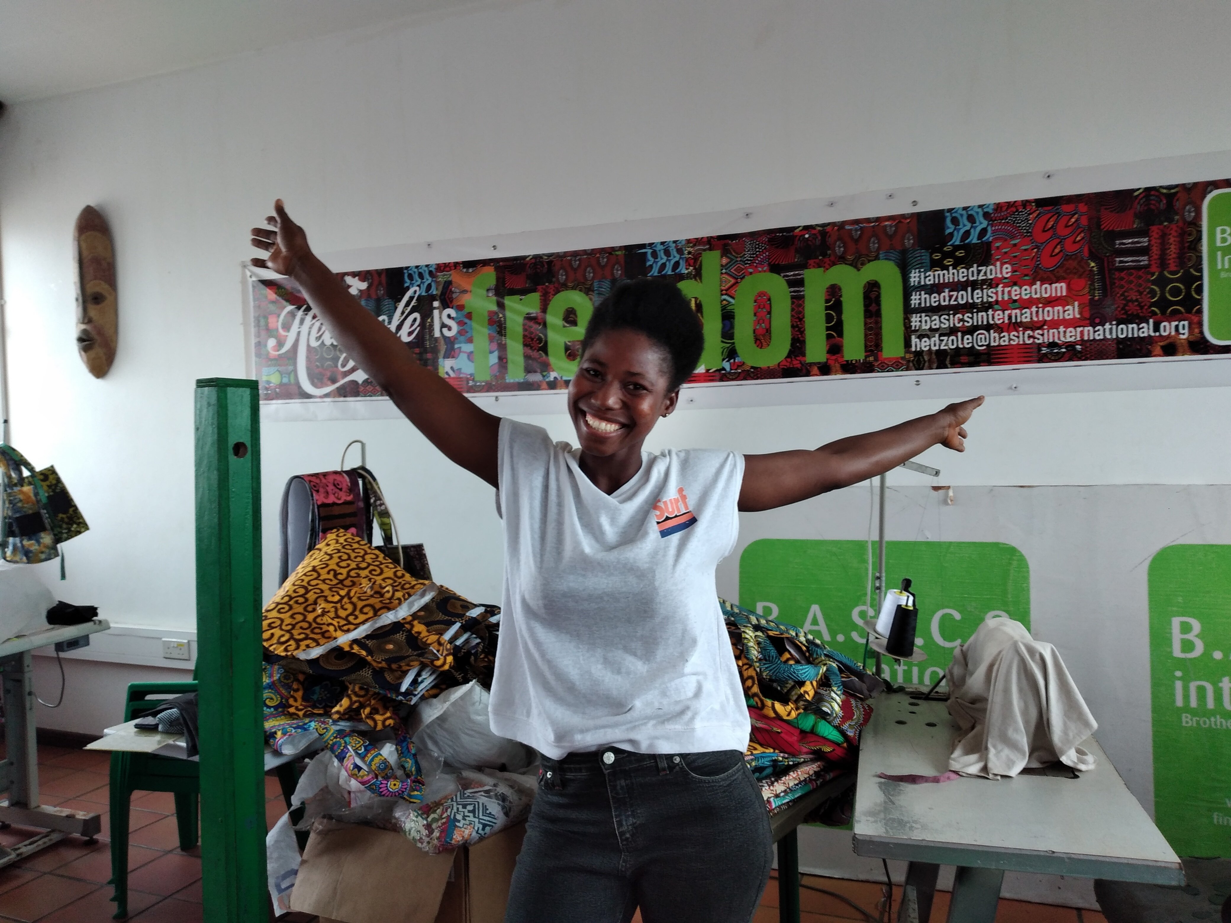 Bintu Baka celebrates the economic freedom she now has through Hedzole