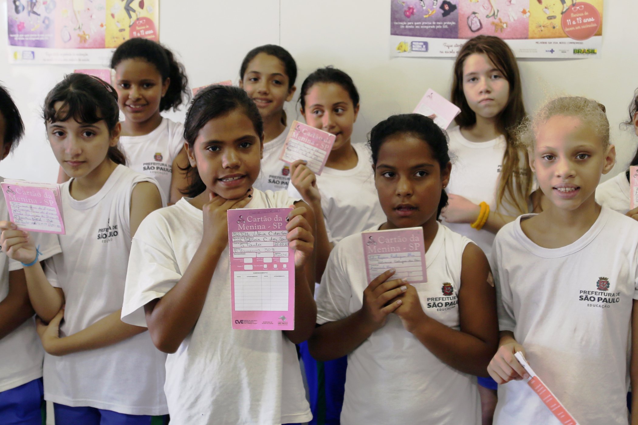 HPV vaccination in Sao Paulo, Brazil March 2014.