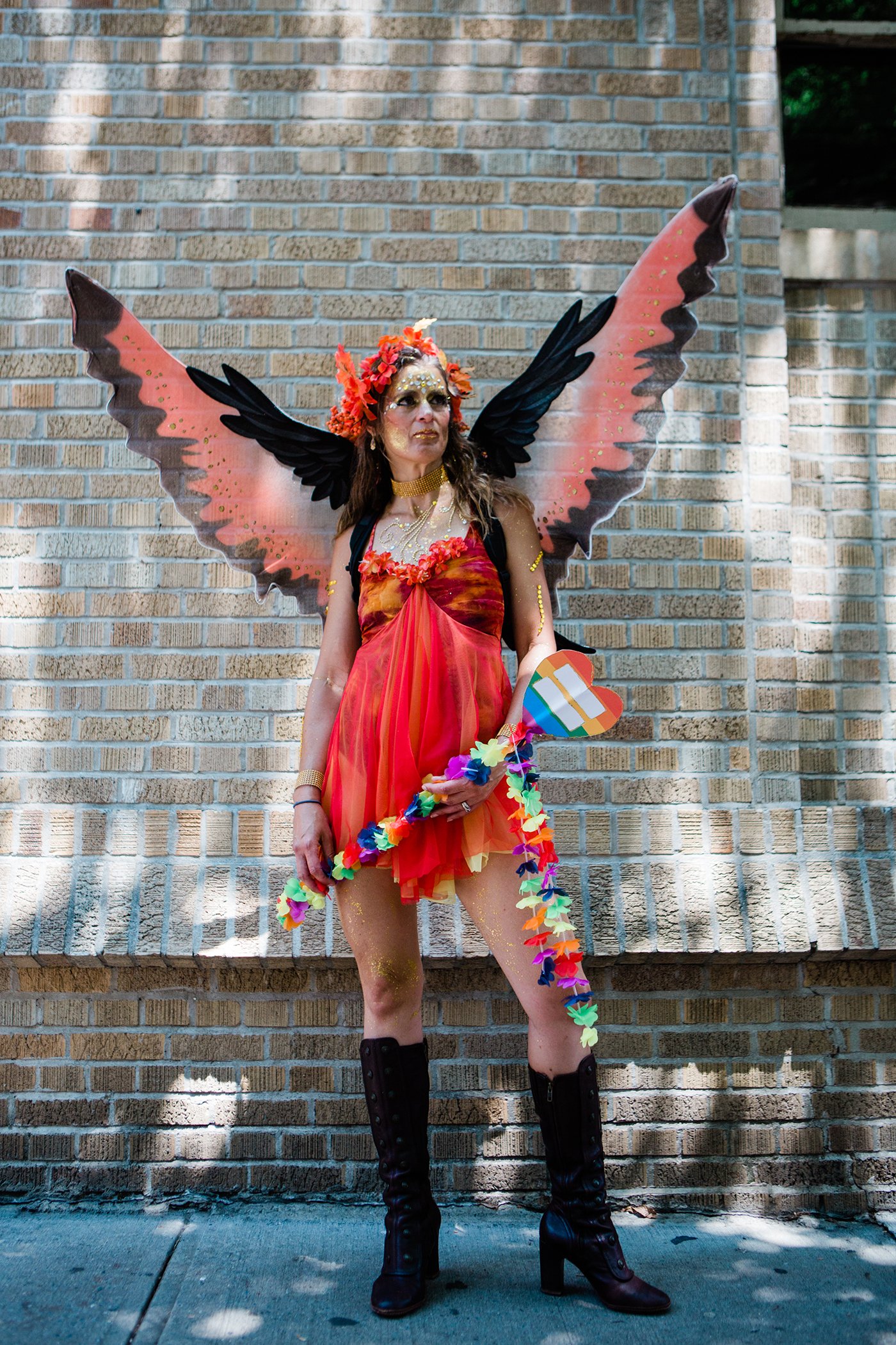 Karen Mirua, 44, Hope Well, NY at the 2018 NYC Pride March.Karen Mirua, 44, Hope Well, New York, at the 2018 NYC Pride March.