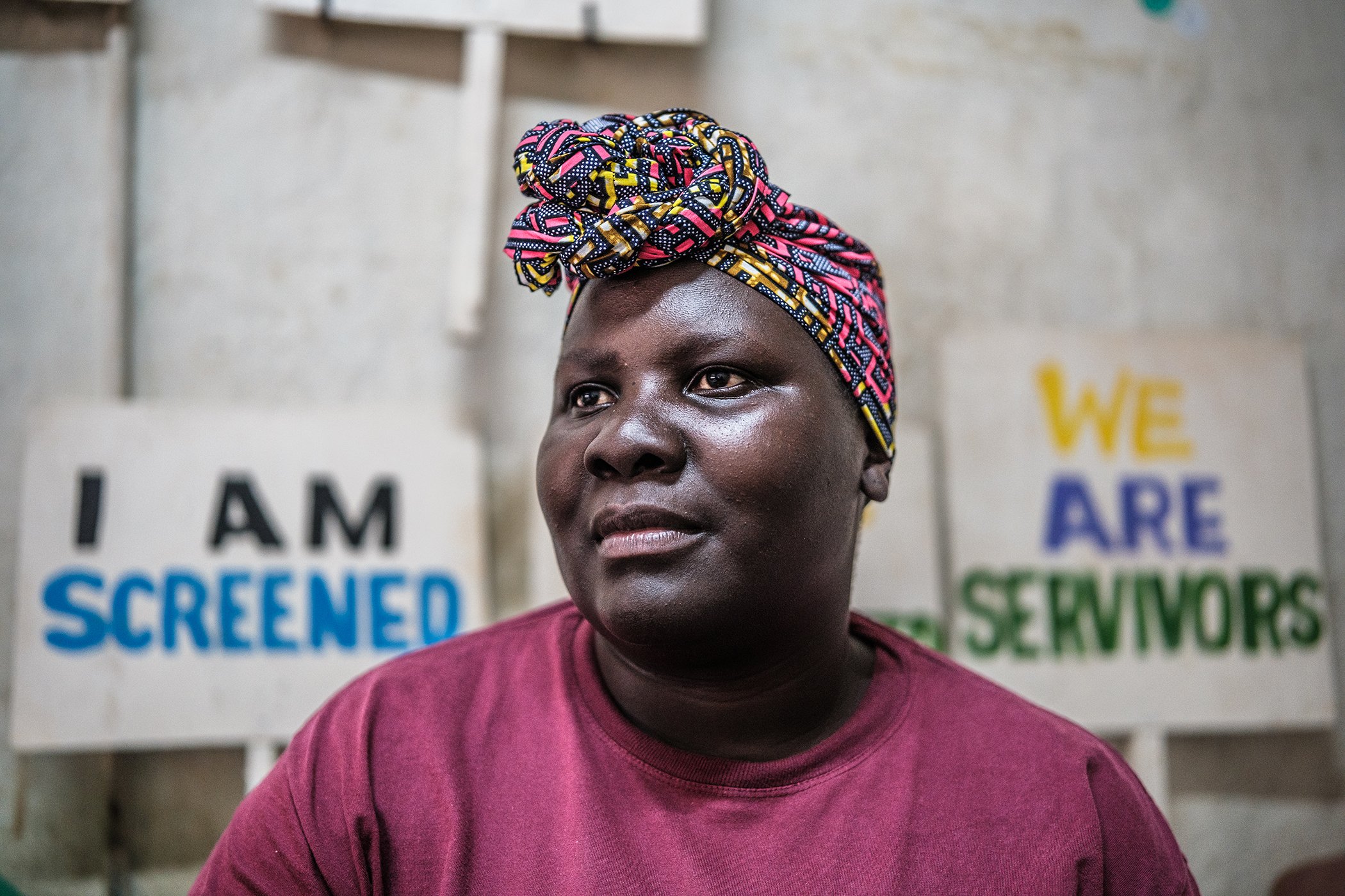 Millicent Kagonga at her home in the Kariobangi area of Nairobi, Kenya in October 2024.