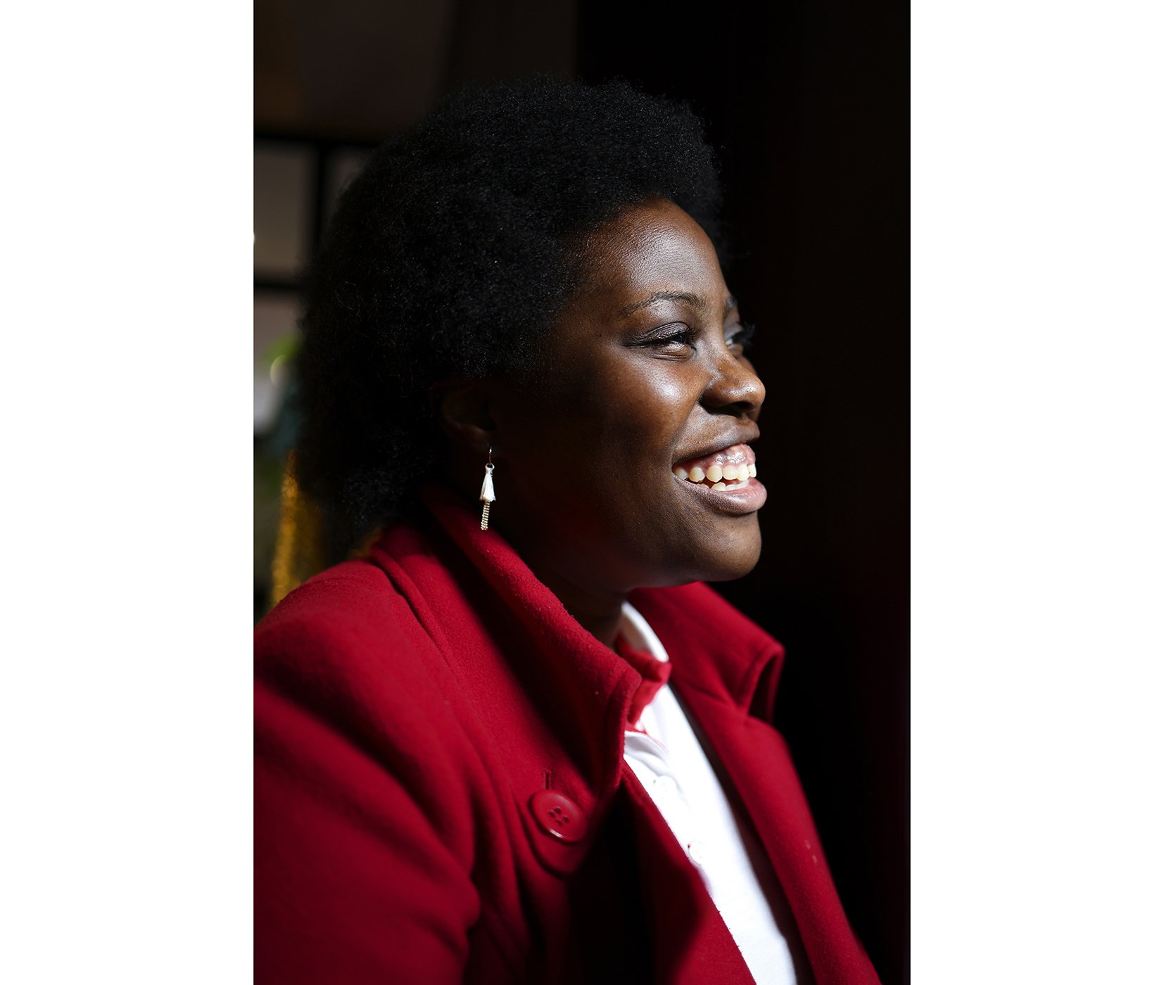 Candice Chirwa, pictured here, on May 8, 2021, in Johannesburg, South Africa.