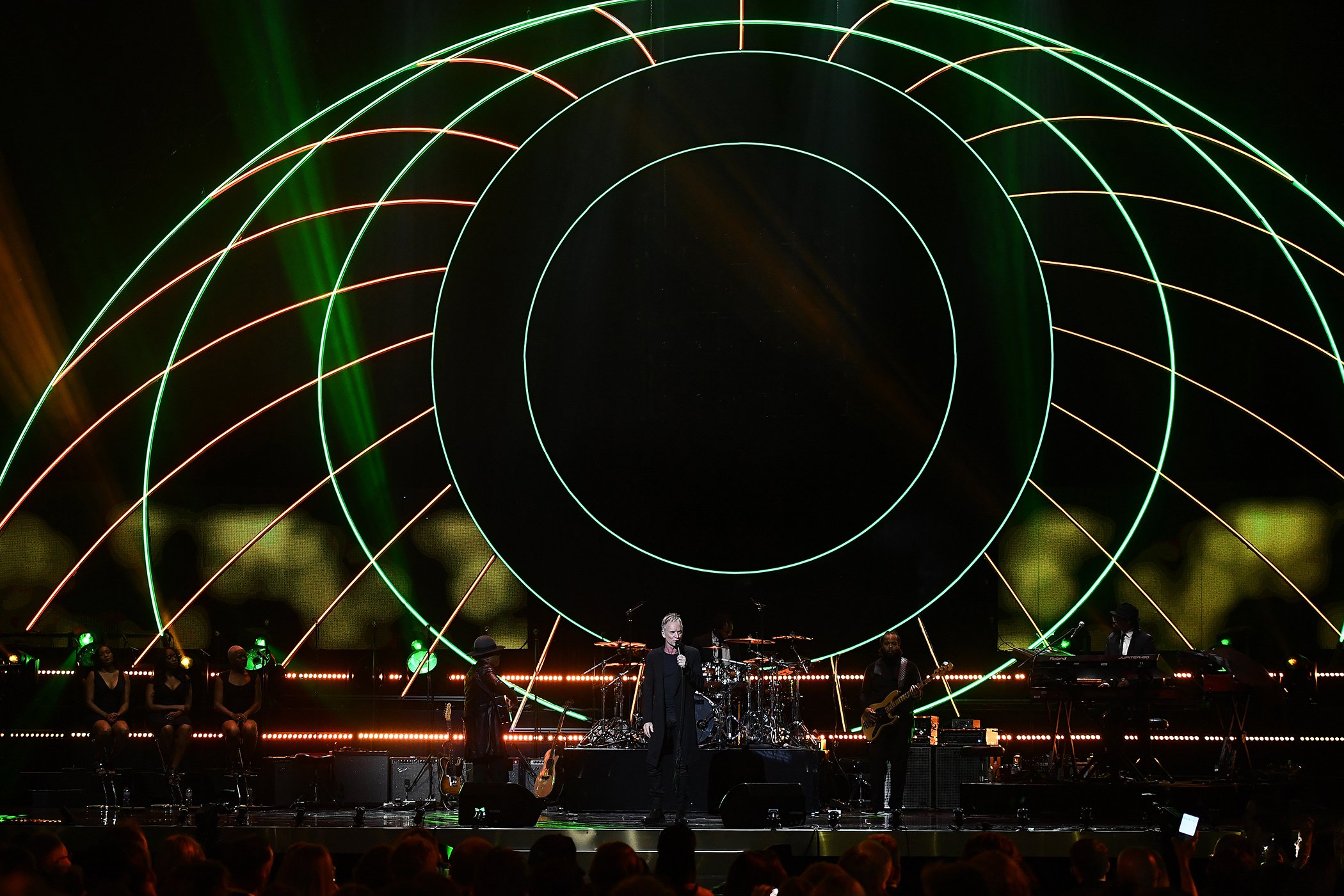 Sting performs at the Global Citizen Prize at the Royal Albert Hall on Dec. 13, 2019 in London, England.