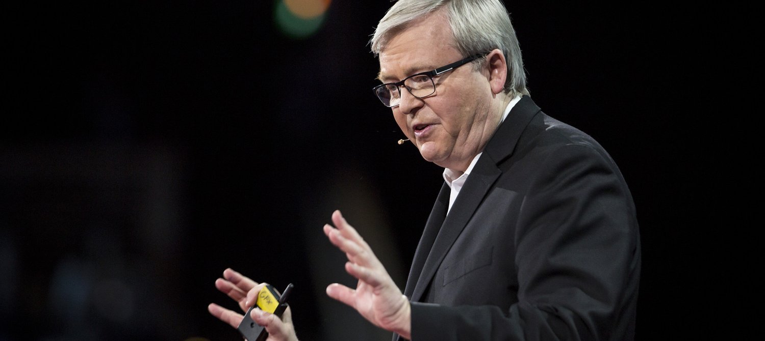 Kevin Rudd Tells Activists to ‘Be Persistent in the Face of Adversity ...