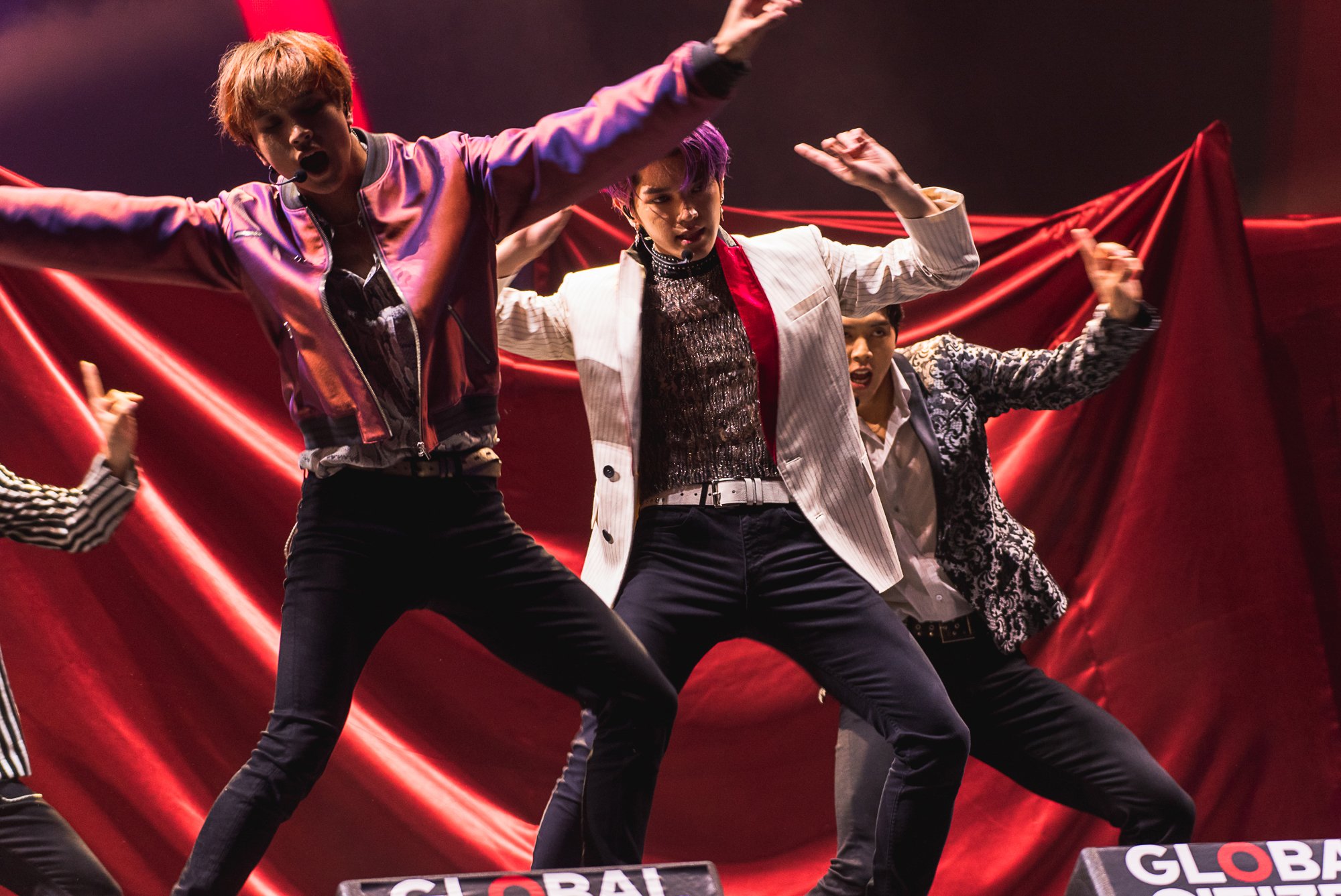 NCT 127 performs on stage during the Global Citizen Festival on Sept. 28, 2019, in New York City.