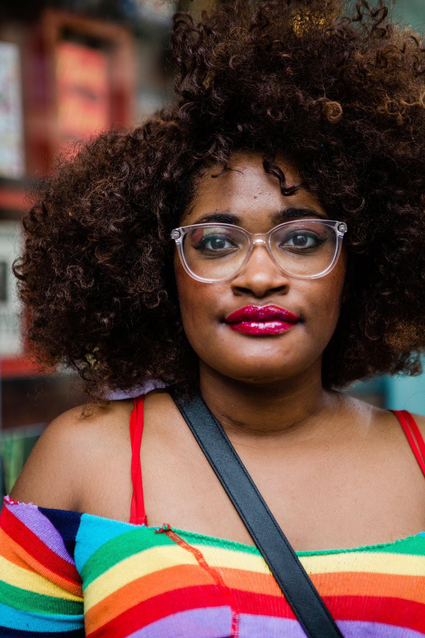 Gia Heard, 26, from the Bronx, New York, at the 2018 NYC Pride March.