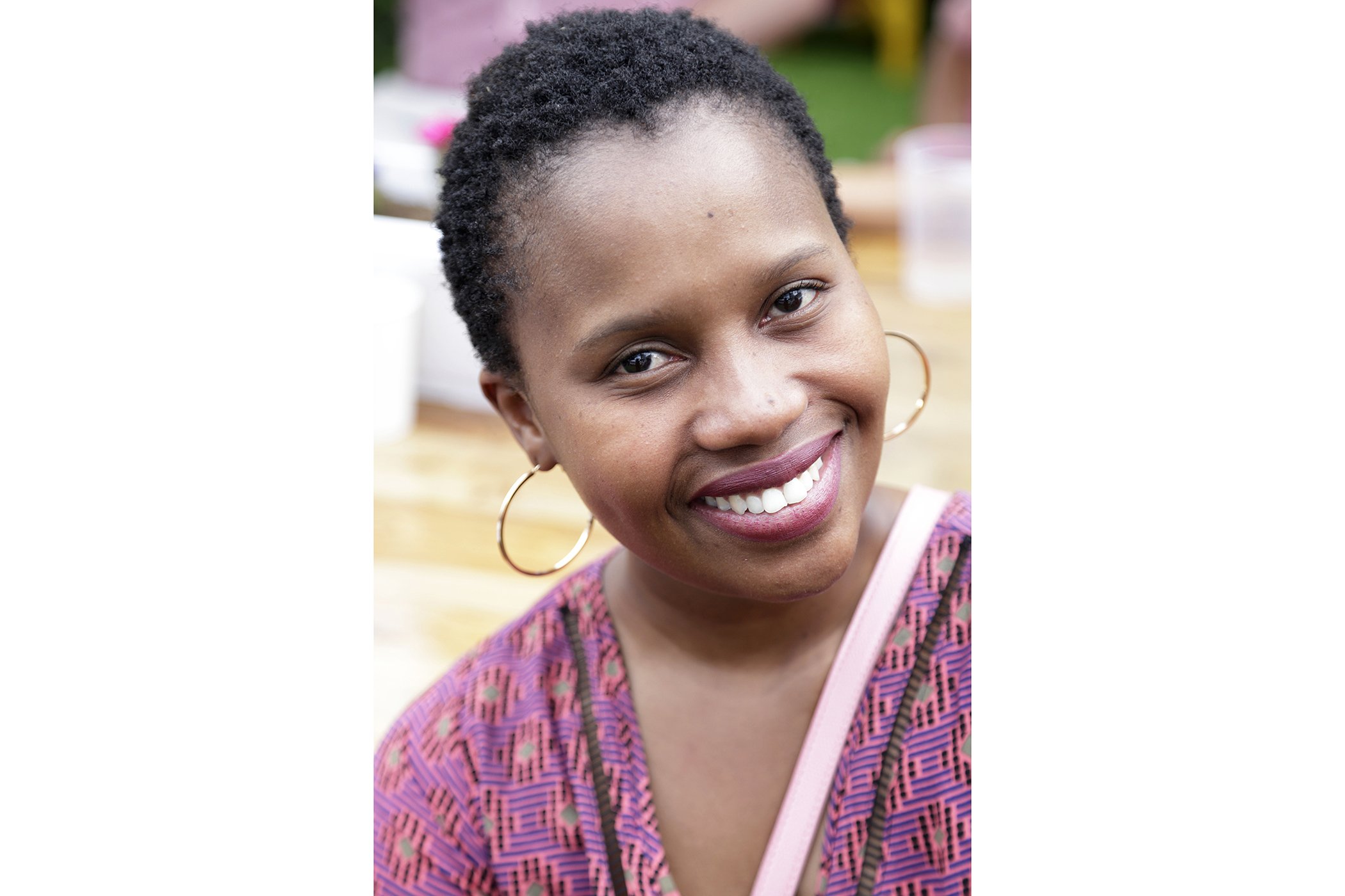 Pictured here, 27-year old Puleng Sekekete, from Soweto, who identifies as heterosextual.