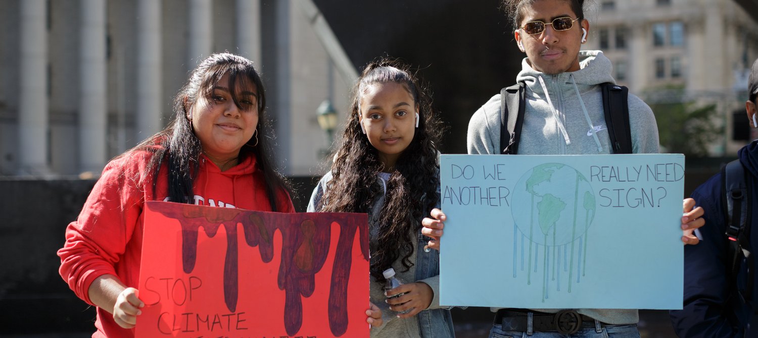 Here's What Protesters at the New York Climate Strike Had to Say