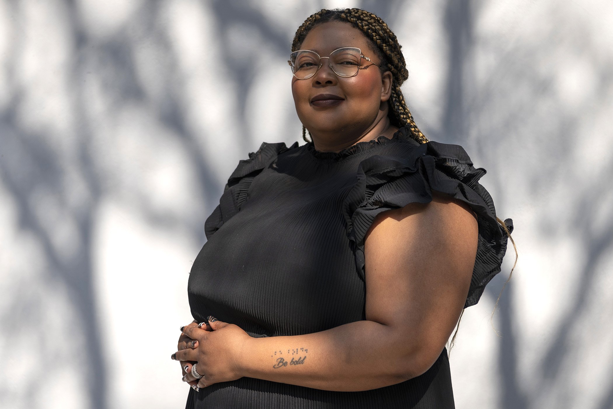 Dr Tlaleng Mofokeng at her home in Johannesburg in August 2022.